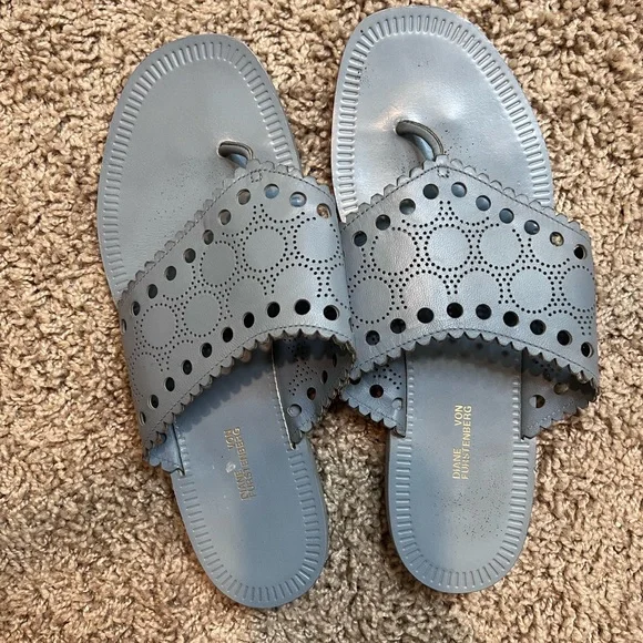 Diane Von Furstenber Ekati Leather Sandals - Picture 3 of 3